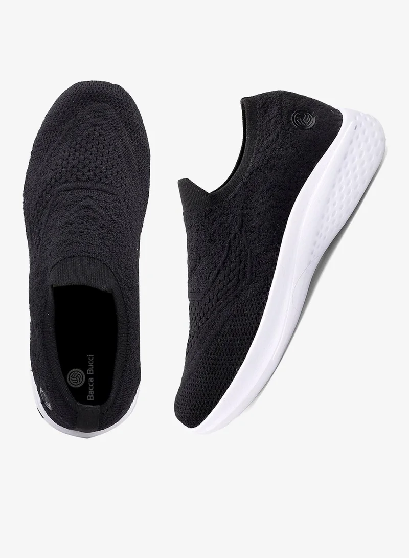 Bacca Bucci Black WALKER Slip-On Walking Breathable Mesh Sports Shoes for Women | Best Price UAE